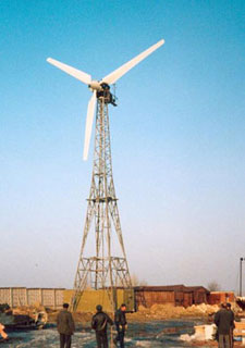 Wind turbine ready for operation